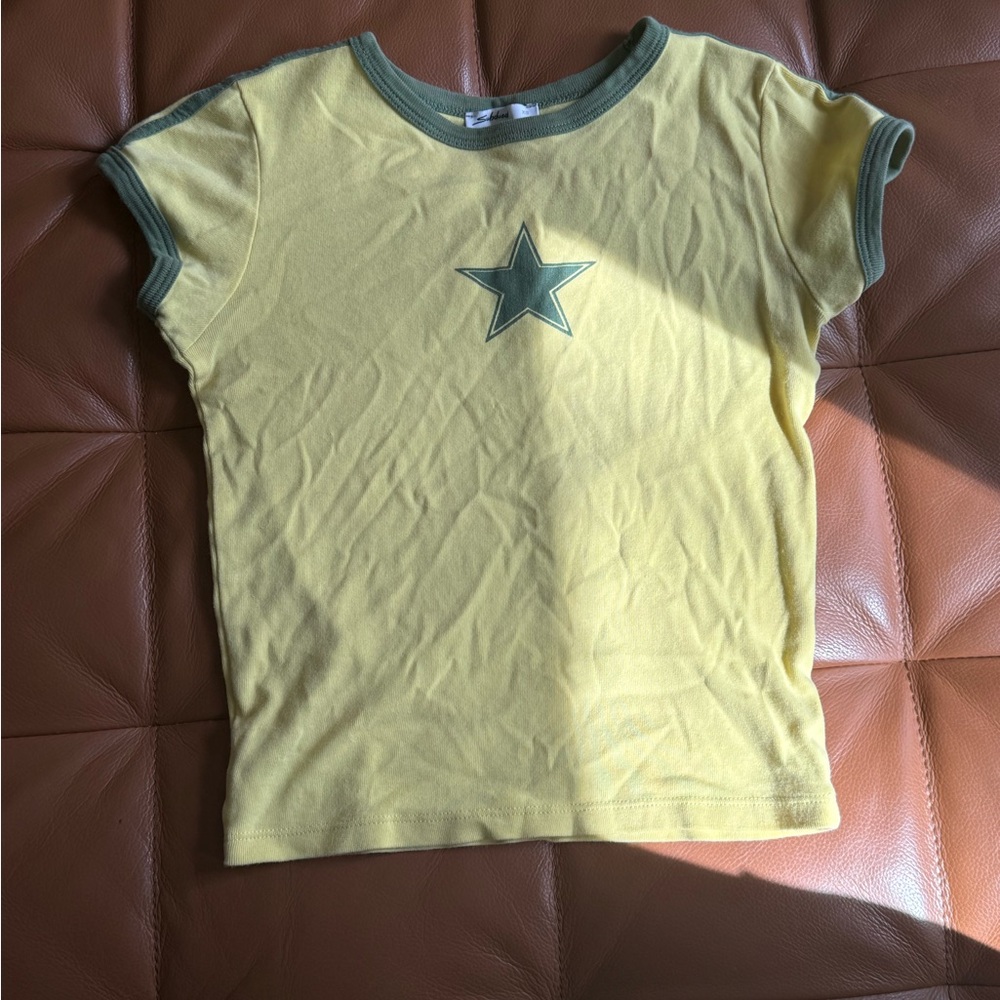 Subdued crop top